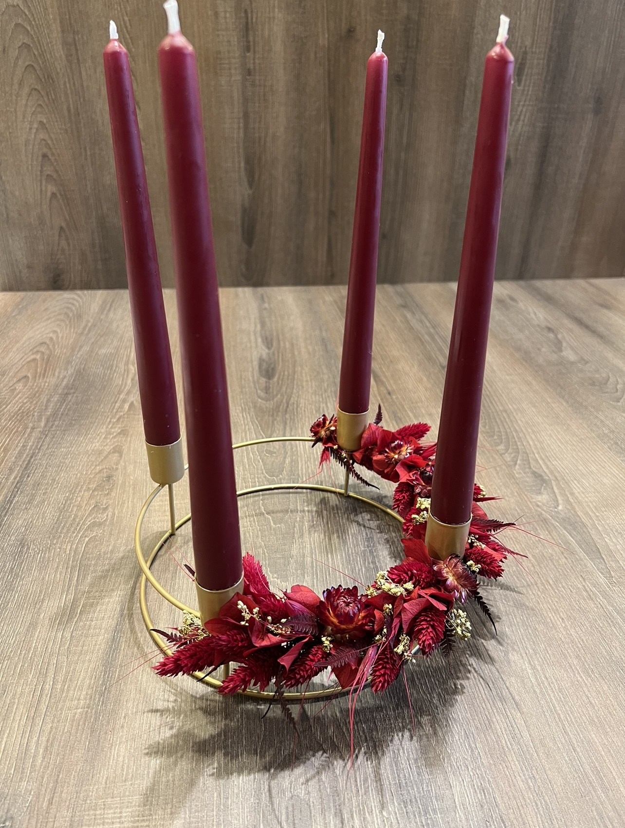Inscription à l’atelier créatif du 26.11.2026 « Couronne de l'Avent avec fleurs séchées »